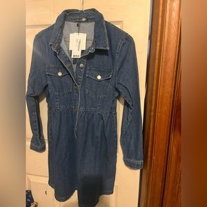 Boohoo Denim dress size 10